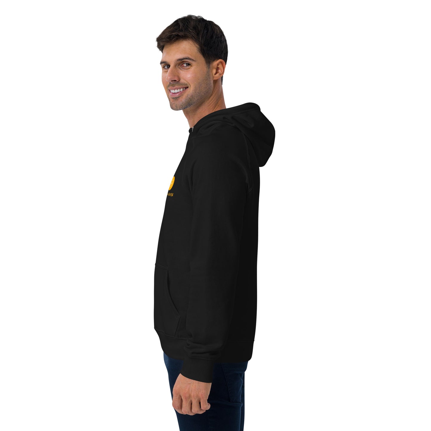 Brand eco raglan hoodie