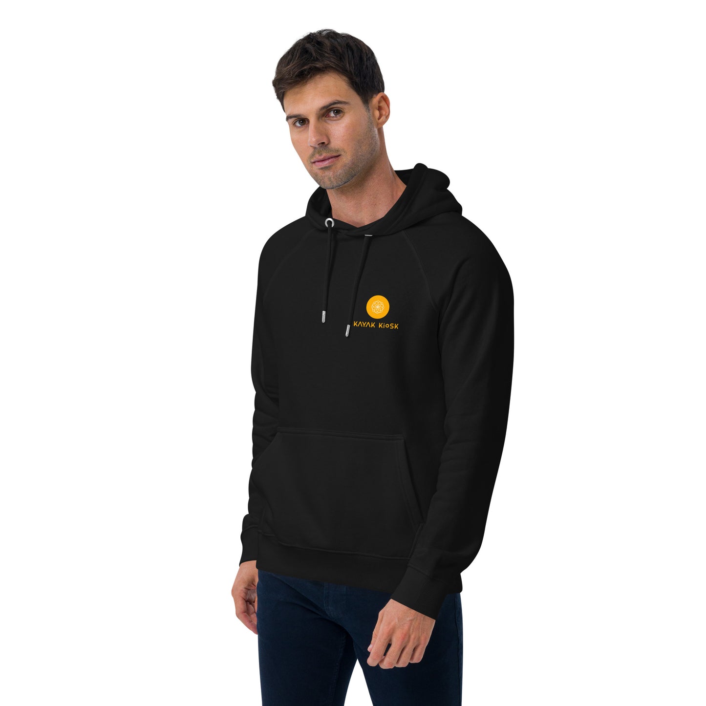 Brand eco raglan hoodie