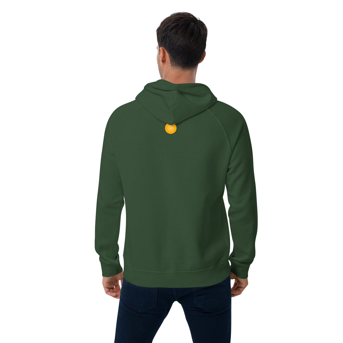 Brand eco raglan hoodie