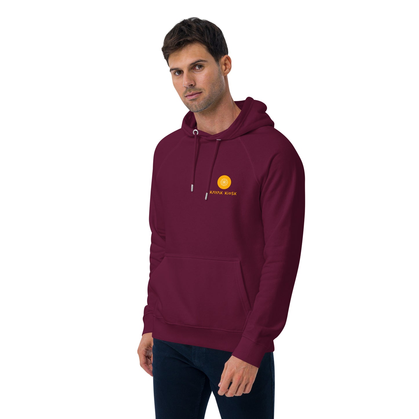 Brand eco raglan hoodie