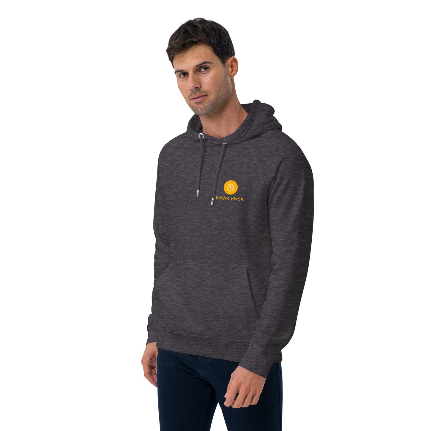 Brand eco raglan hoodie