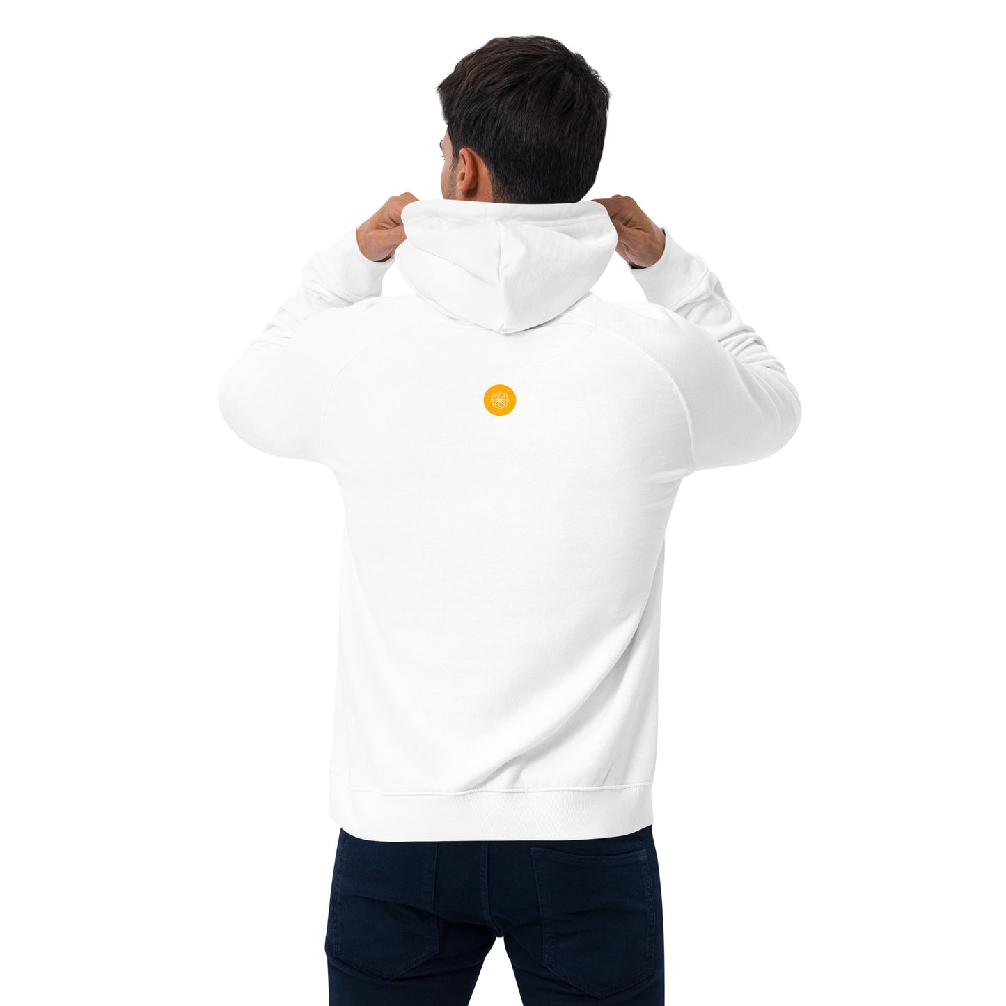 Brand eco raglan hoodie